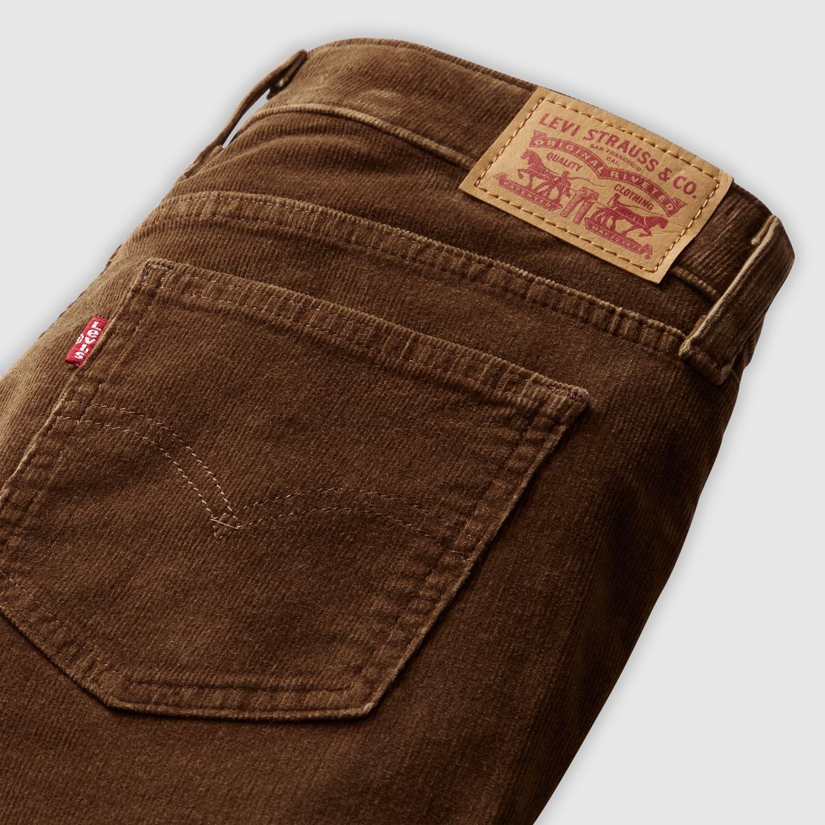 Superlow Bootcut Corduroy Women's Pants — Carafe - Brown