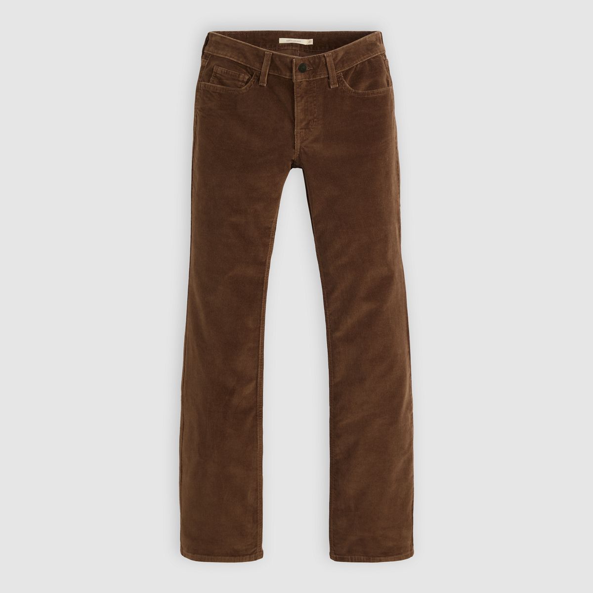 Superlow Bootcut Corduroy Women's Pants — Carafe - Brown