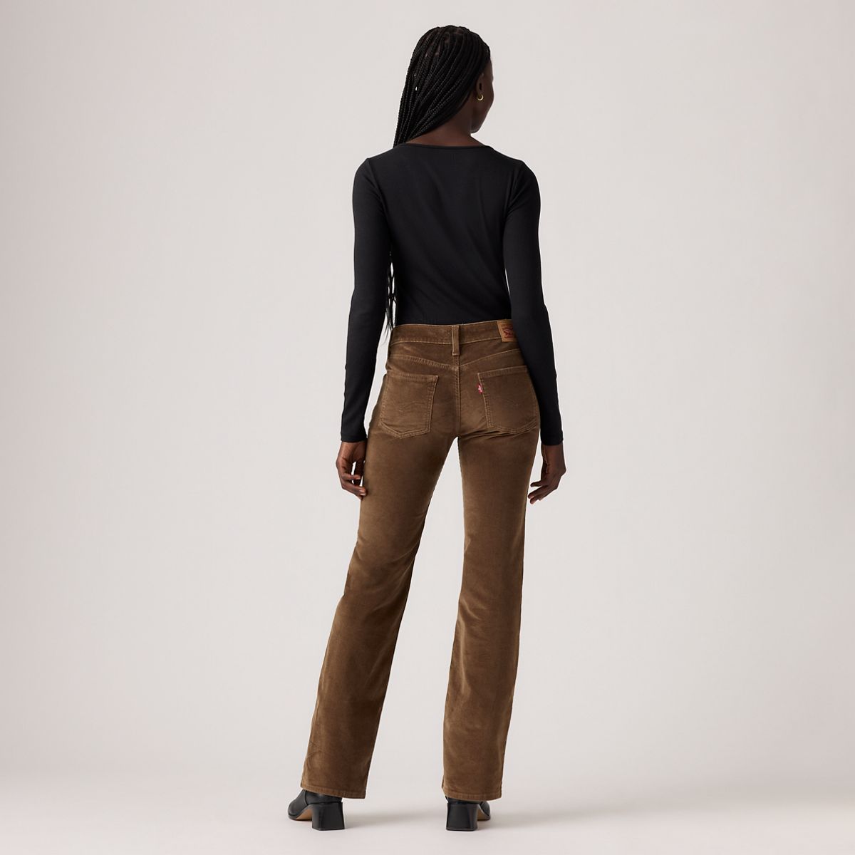Superlow Bootcut Corduroy Women's Pants — Carafe - Brown