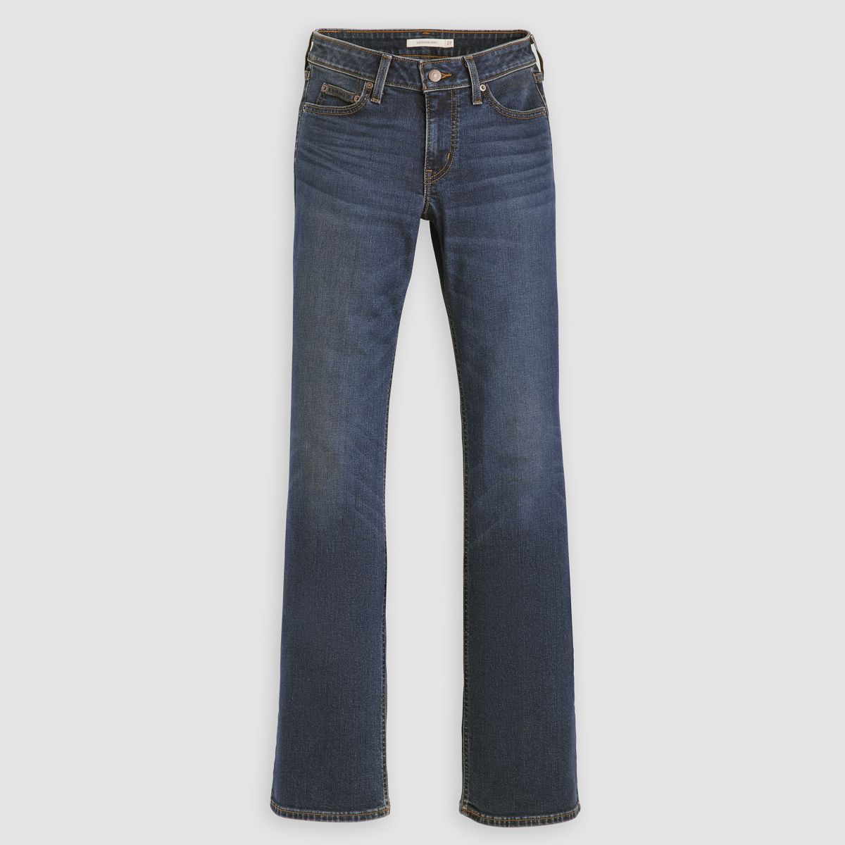 Superlow Bootcut Women's Jeans — Sweep Down - Dark Wash