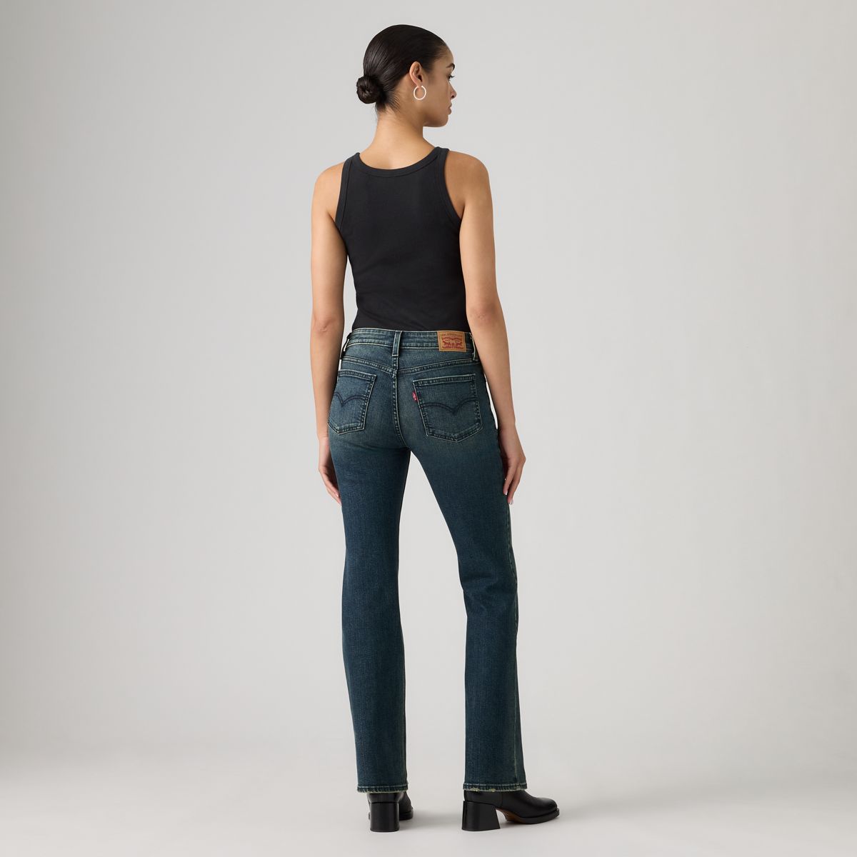 Superlow Bootcut Women's Jeans — Here And There Boot - Dark Wash