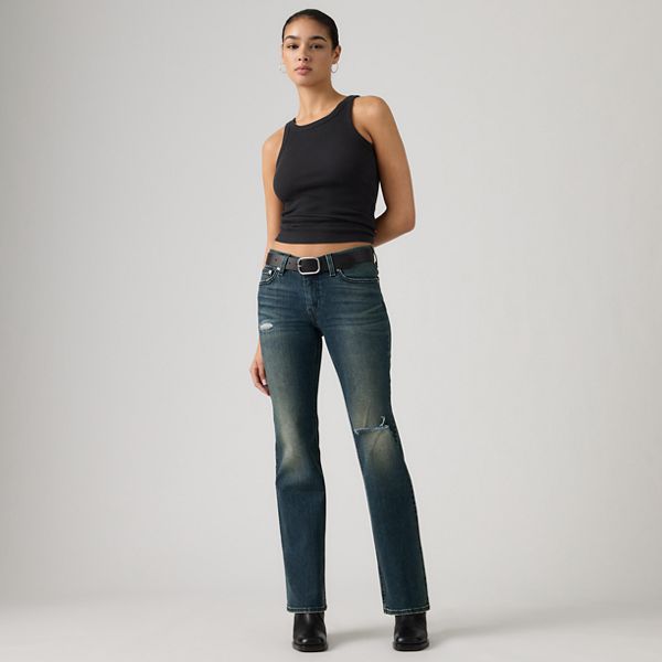 Superlow Bootcut Women's Jeans — Here And There Boot - Dark Wash