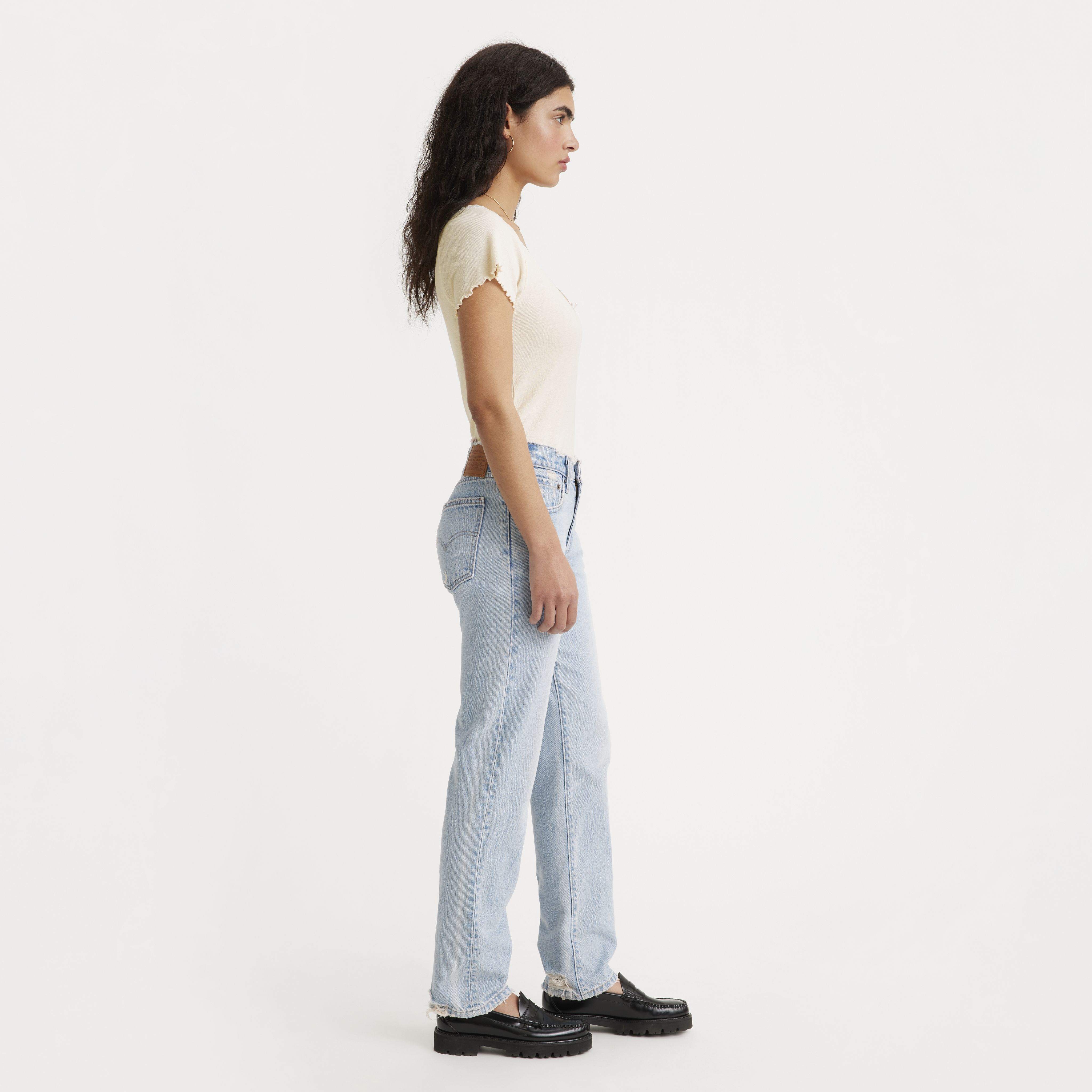 Mid Rise Straight Women's Jeans 4