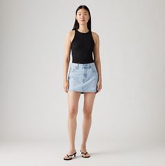 Icon Skirt — Light Indigo Worn In - Blue 5