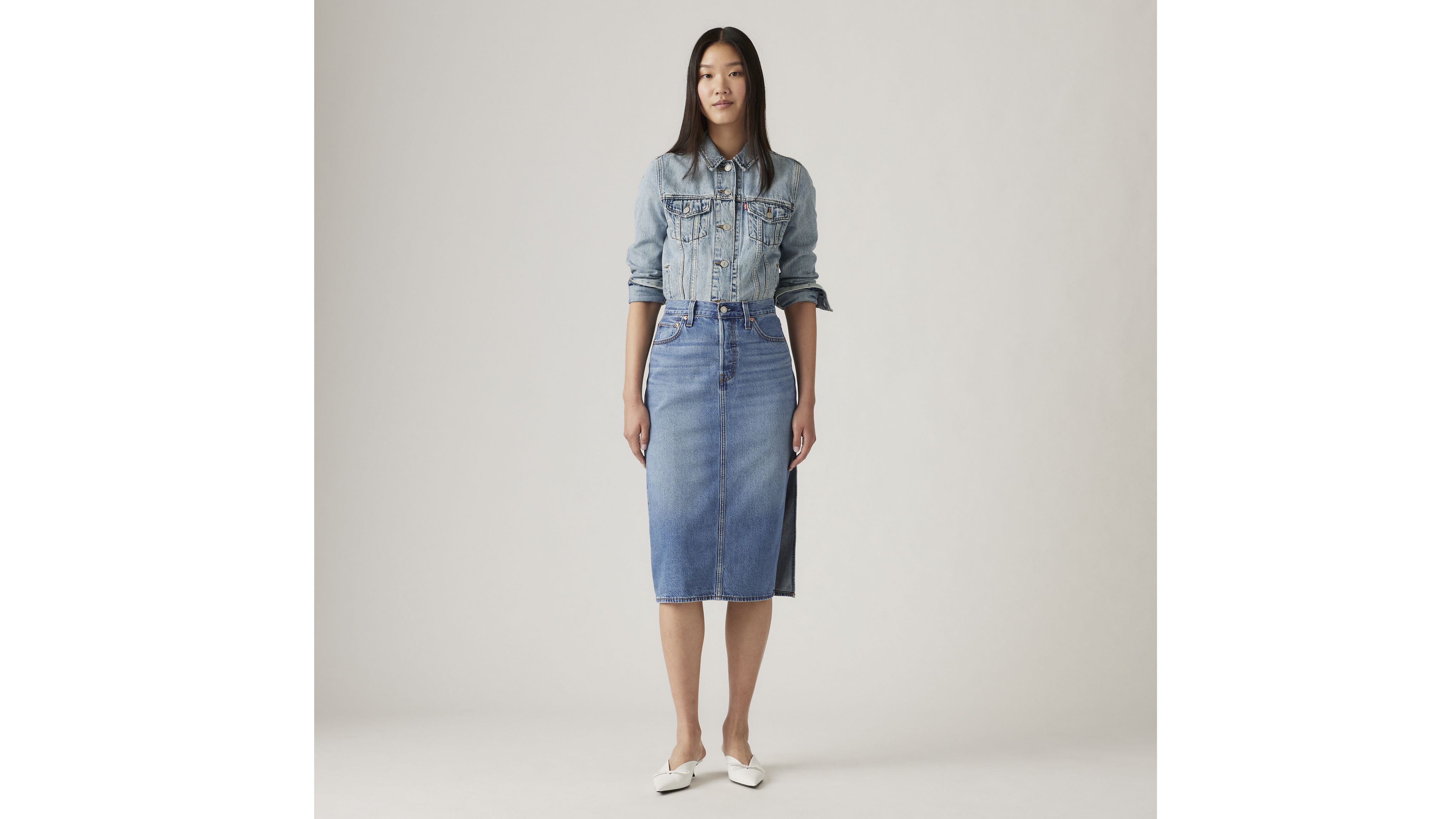 Falda con abertura lateral 5