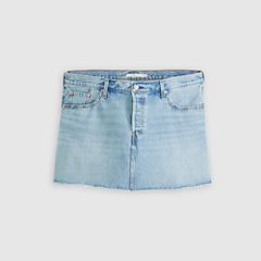 Icon Skirt (Plus Size) — Woven Minutes - Medium Wash 6