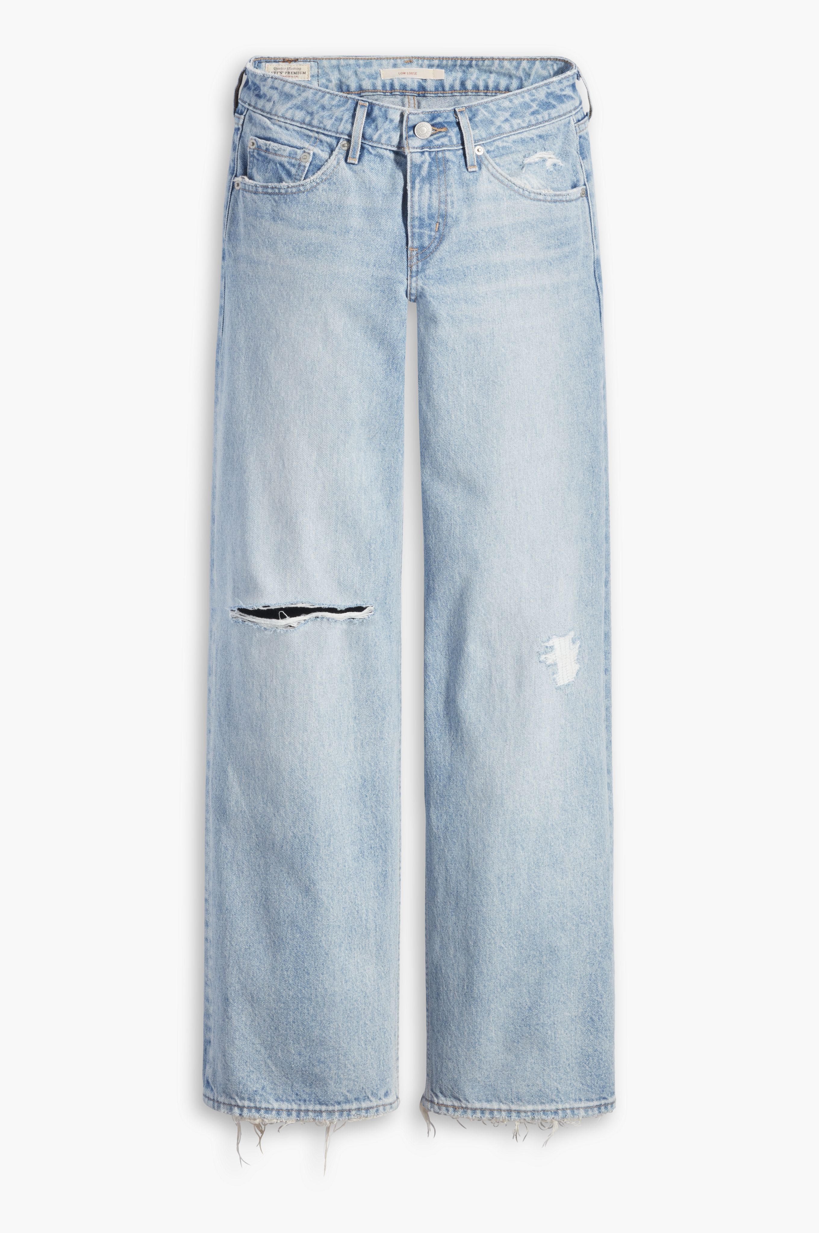 Jean ample taille basse pour femme 6
