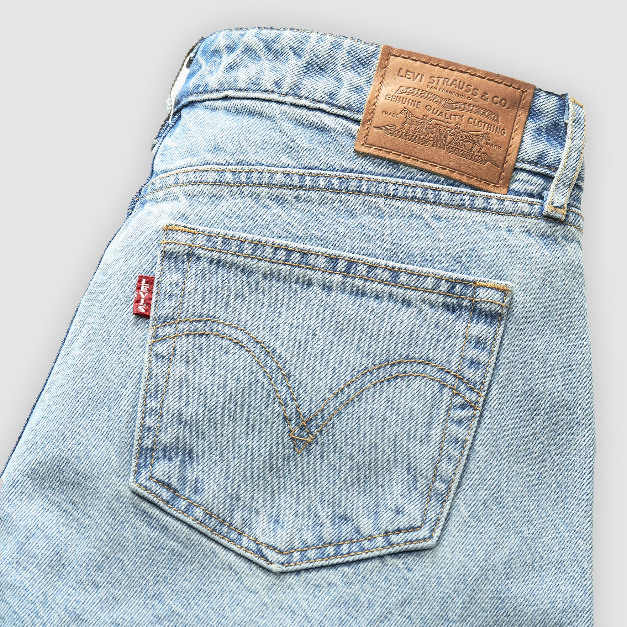 Jean ample taille basse pour femme 7