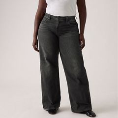 Low Loose Women's Jeans — Tech Storm - Black 9