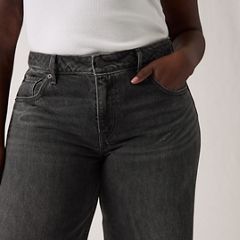 Low Loose Women's Jeans — Tech Storm - Black 11
