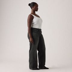 Low Loose Women's Jeans — Tech Storm - Black 10
