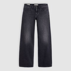 Low Loose Women's Jeans — Tech Storm - Black 6