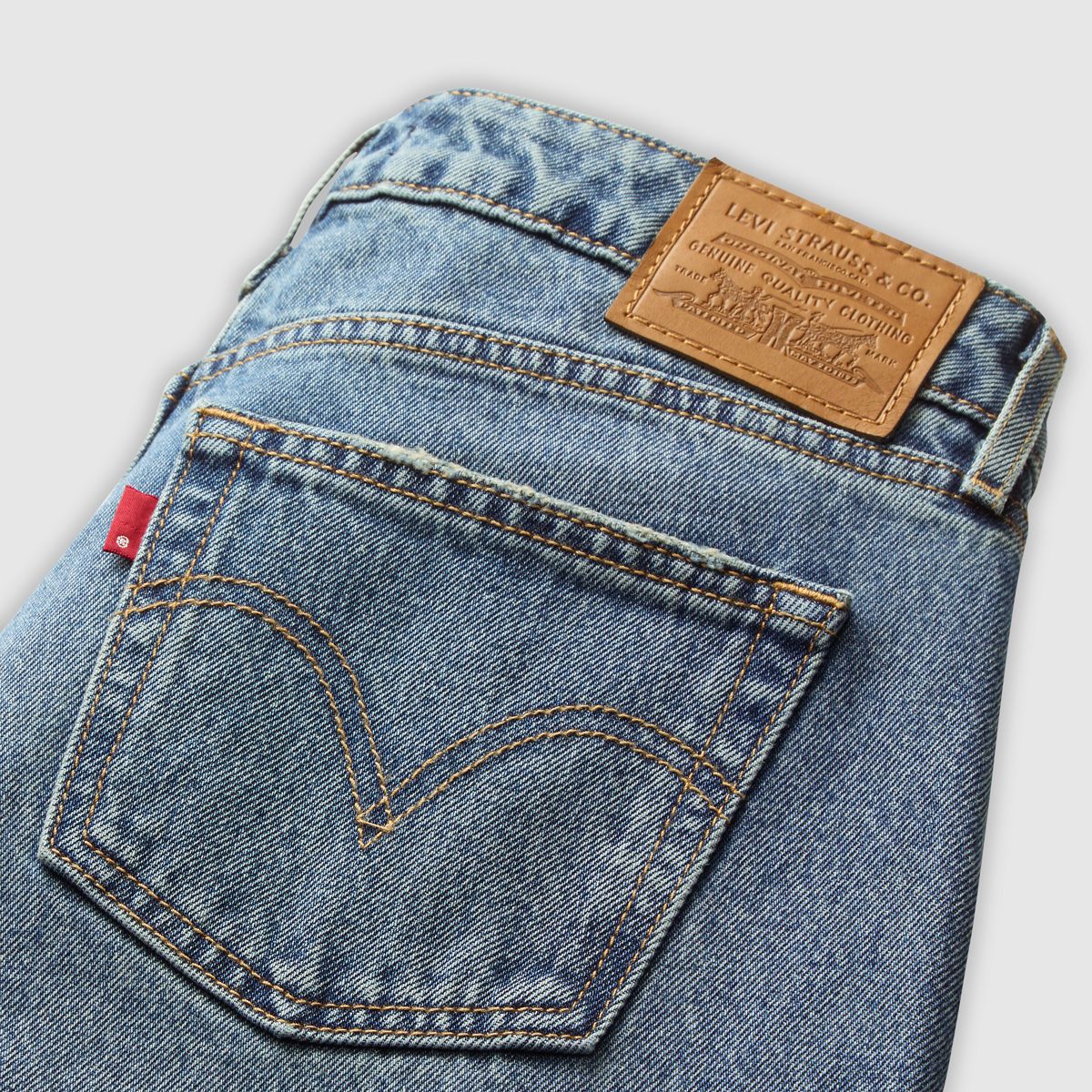 Low Loose Women's Jeans — Rescued City - Medium Wash