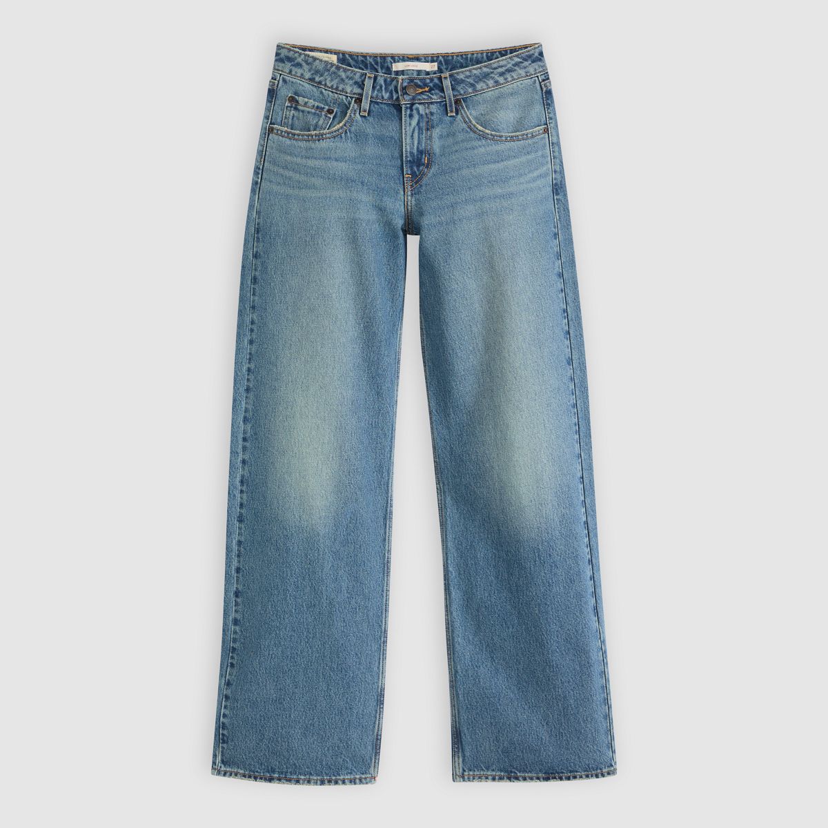 Low Loose Women's Jeans — Rescued City - Medium Wash
