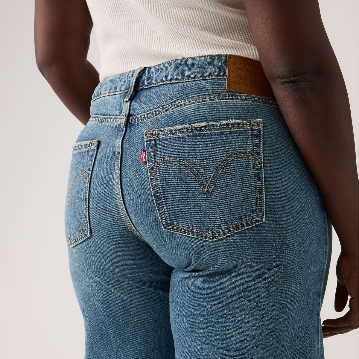 Low Loose Women's Jeans — Rescued City - Medium Wash