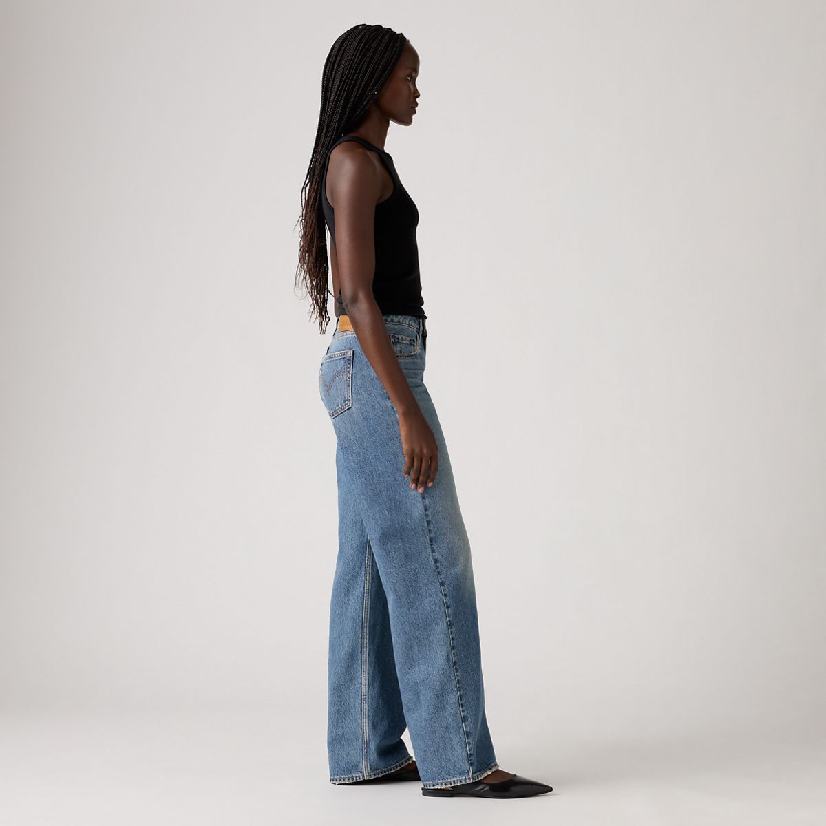 Low Loose Women's Jeans — Rescued City - Medium Wash