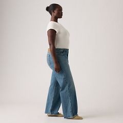 Low Loose Women's Jeans — Rescued City - Medium Wash 10