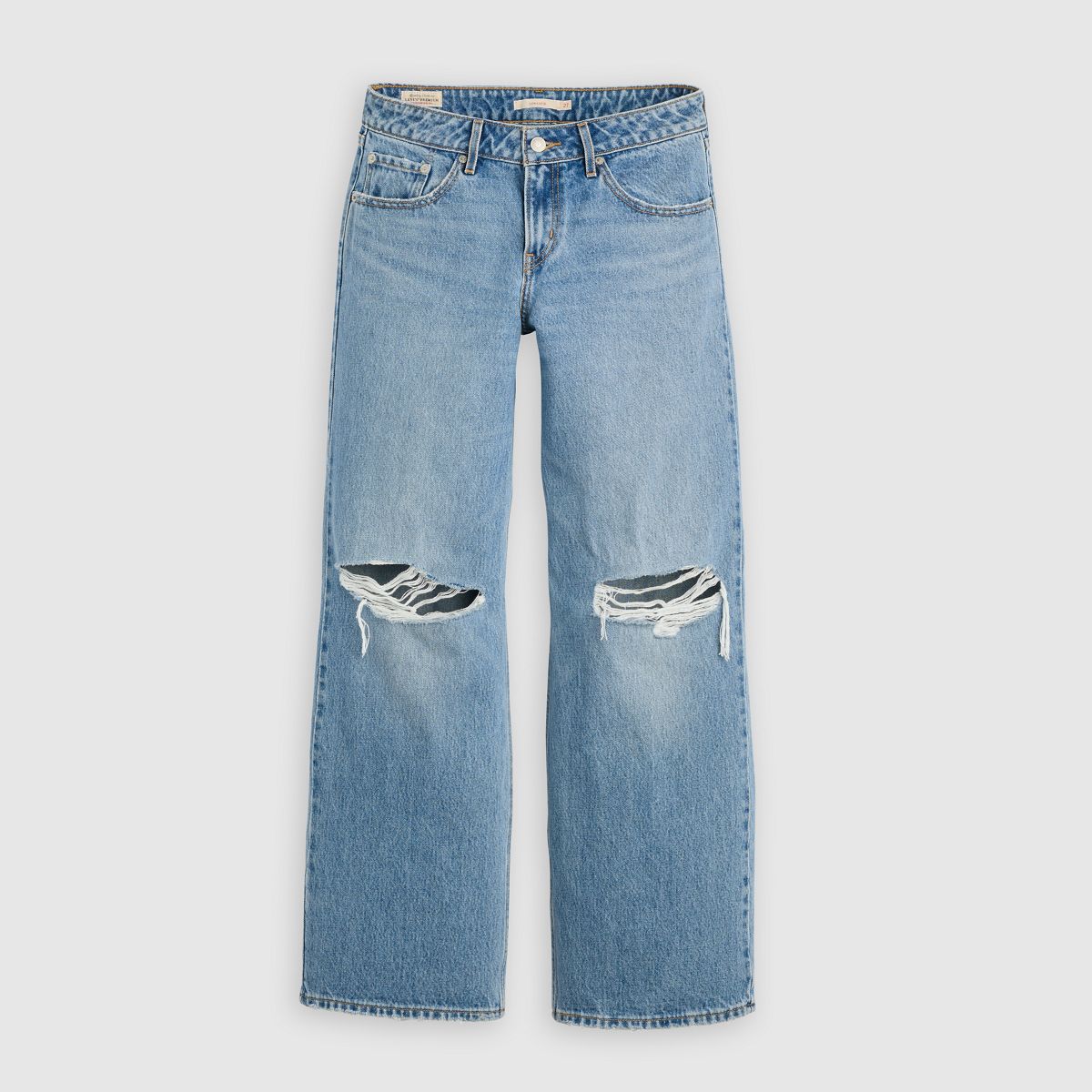 Low Loose Women's Jeans — Shakey Ground - Medium Wash