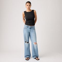 Low Loose Women's Jeans — Shakey Ground - Medium Wash 1