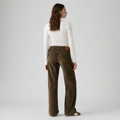 Low Loose Corduroy Pants — Canteen - Brown 3