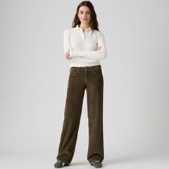Low Loose Corduroy Pants — Canteen - Brown 1