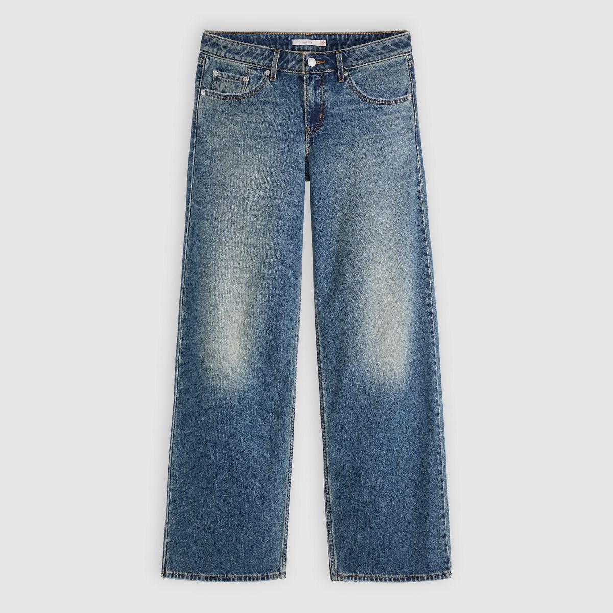 Low Loose Women's Jeans — Counting Bills - Dark Wash