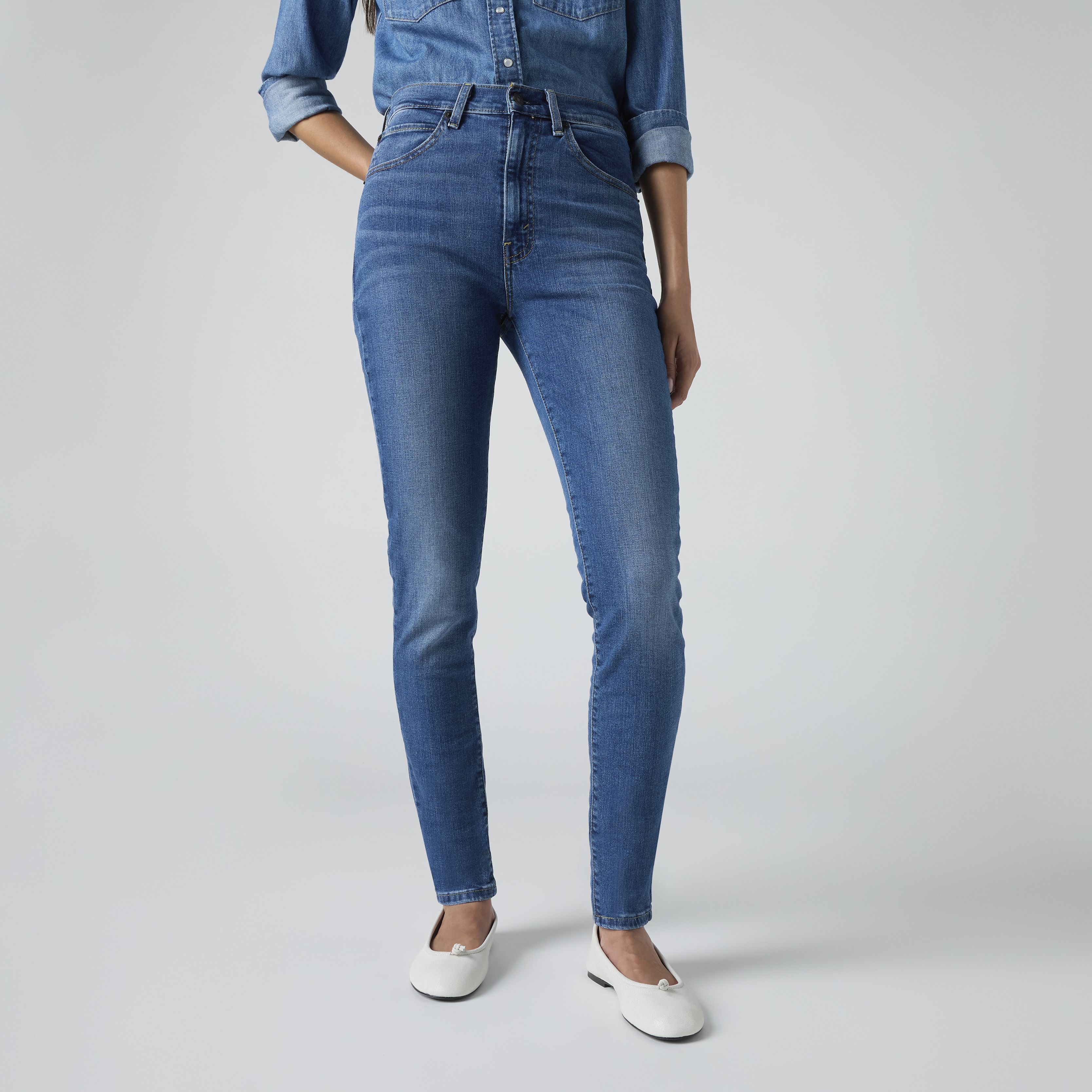 Retro High Skinny Jeans 2