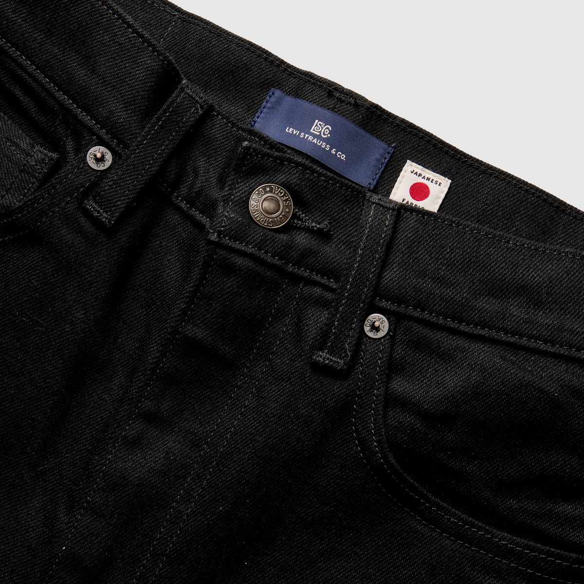 Levi’s® Blue Tab™ Women’s Column Jeans — One Wash Black Made of Japan - Black