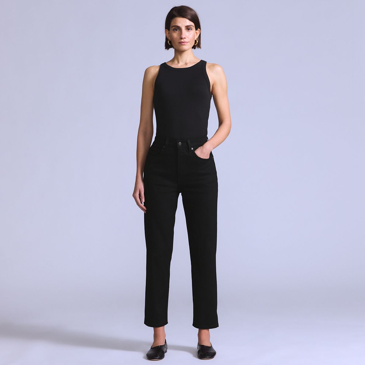 Levi’s® Blue Tab™ Women’s Column Jeans — One Wash Black Made of Japan - Black