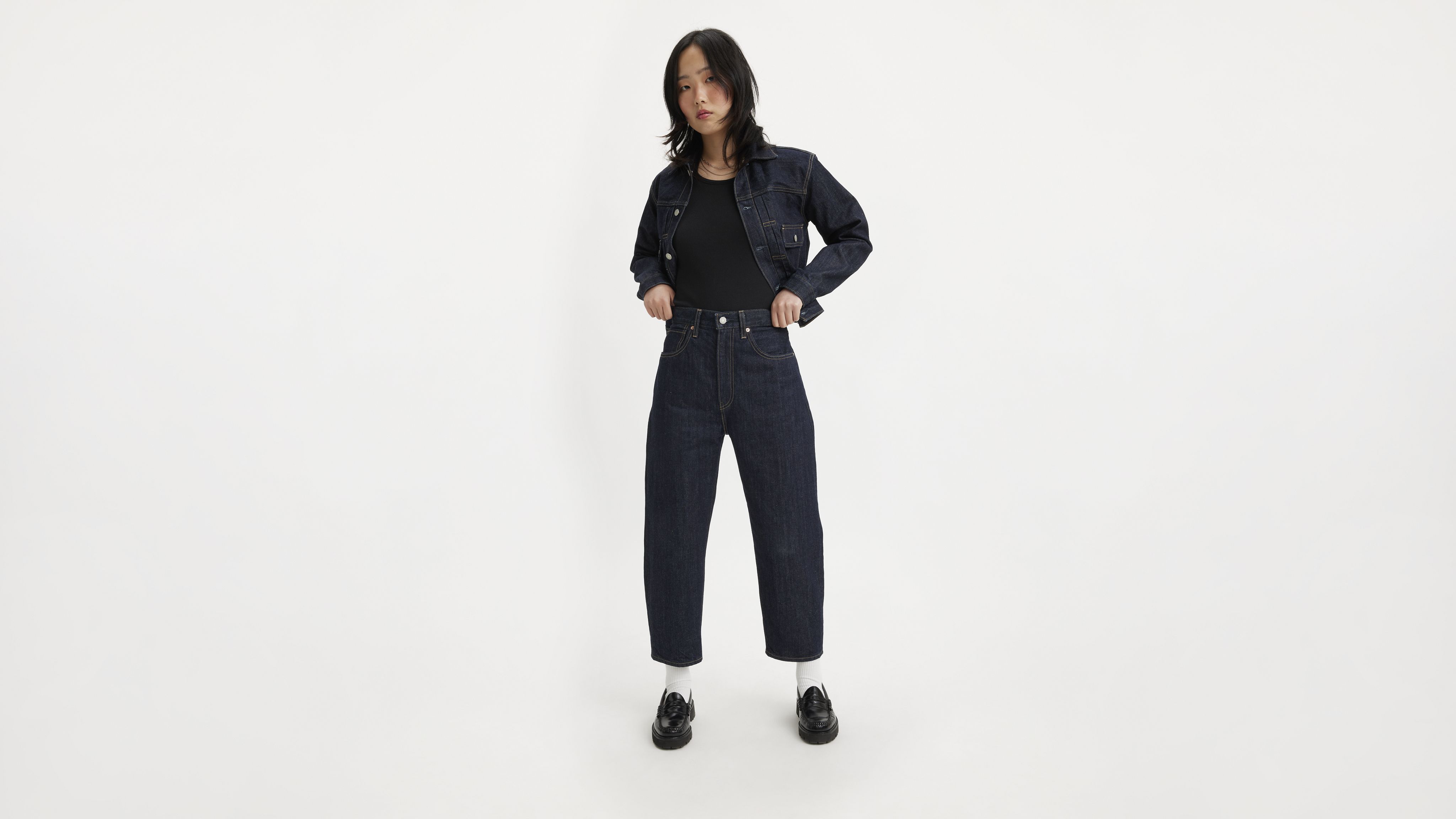 Women's Barrel Jeans 1