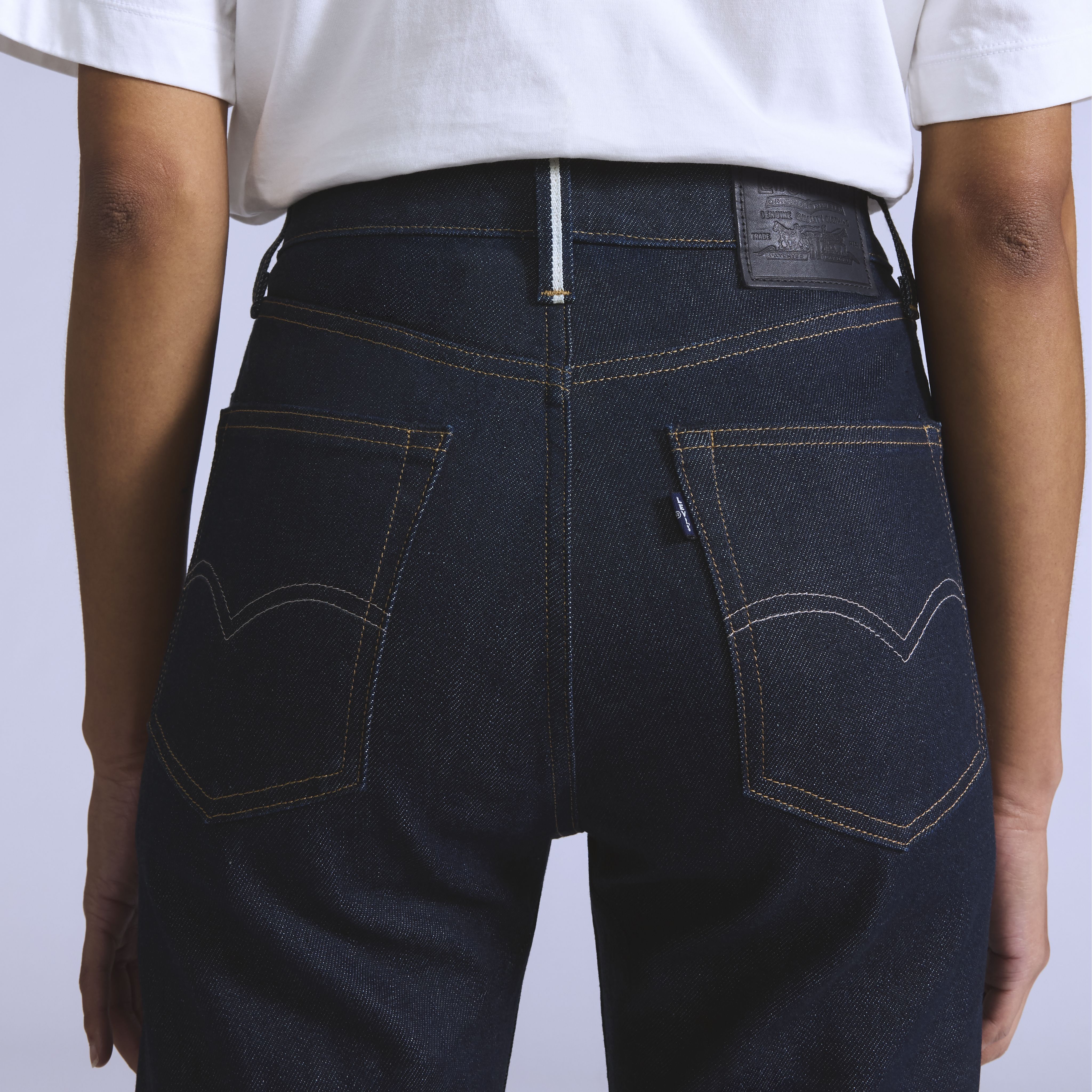 High Rise Selvedge Slim Fit Women's Jeans 6