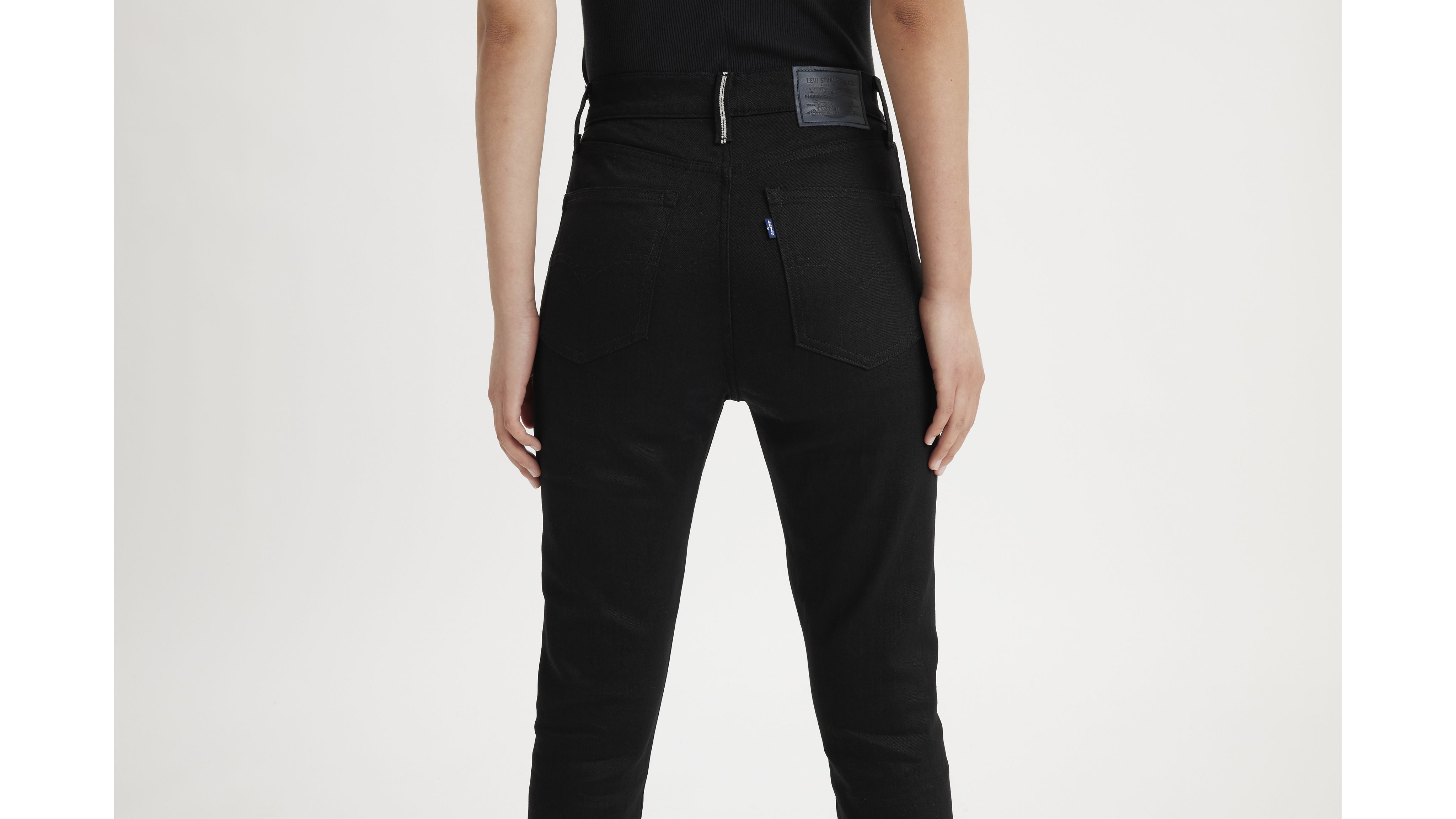 Japanese Selvedge High Rise Slim Women's Jeans - Black | Levi's® US