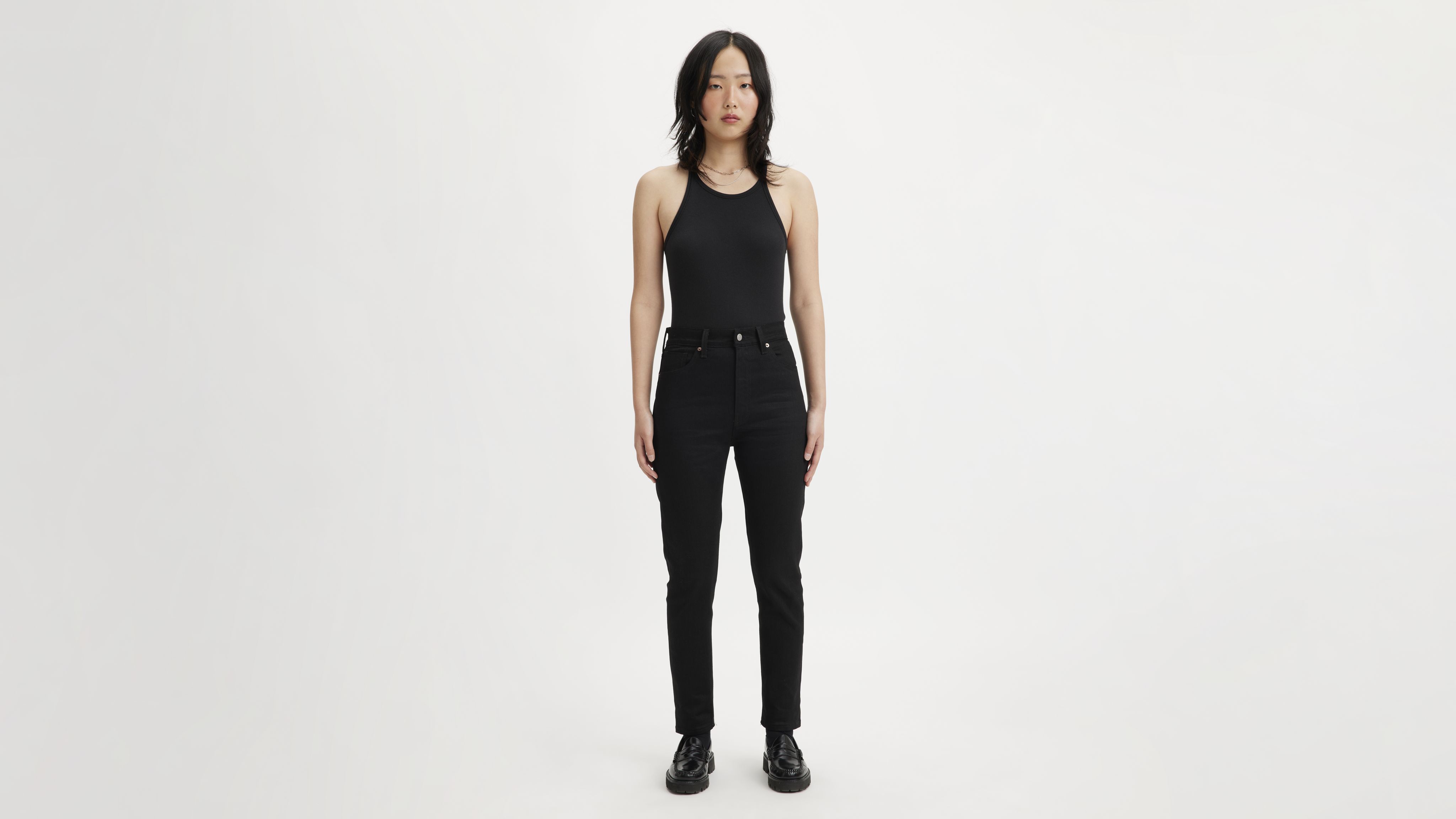 Japanese Selvedge High Rise Slim Women's Jeans 11