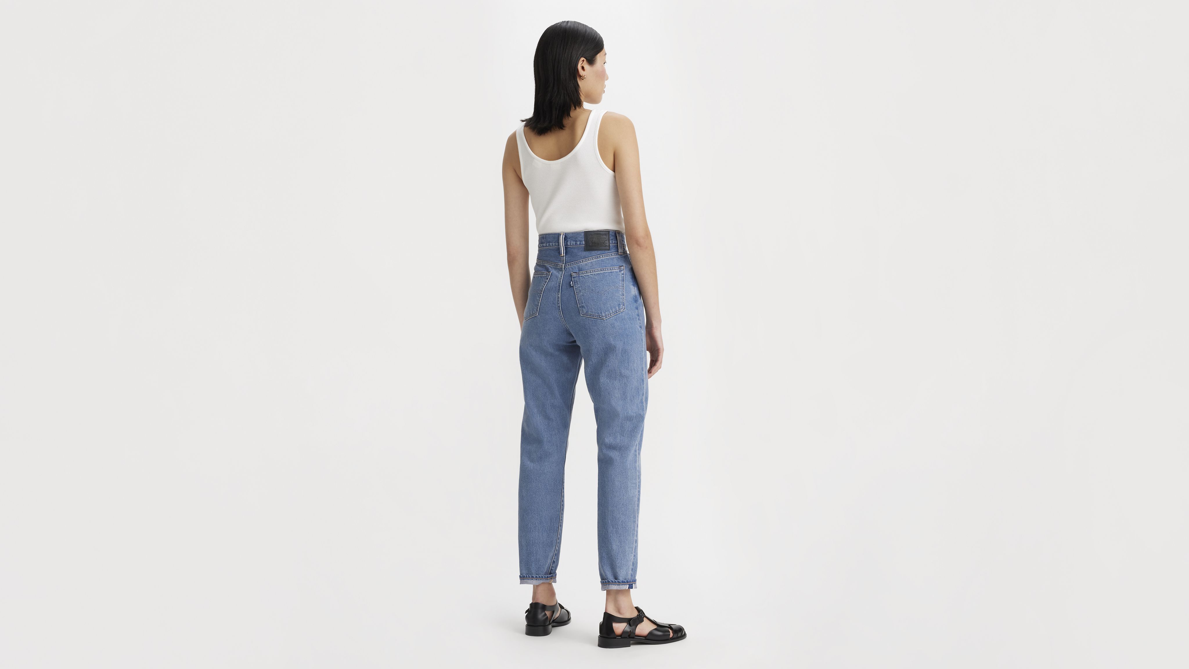 Japanese Selvedge High Rise Boyfriend Women's Jeans 3
