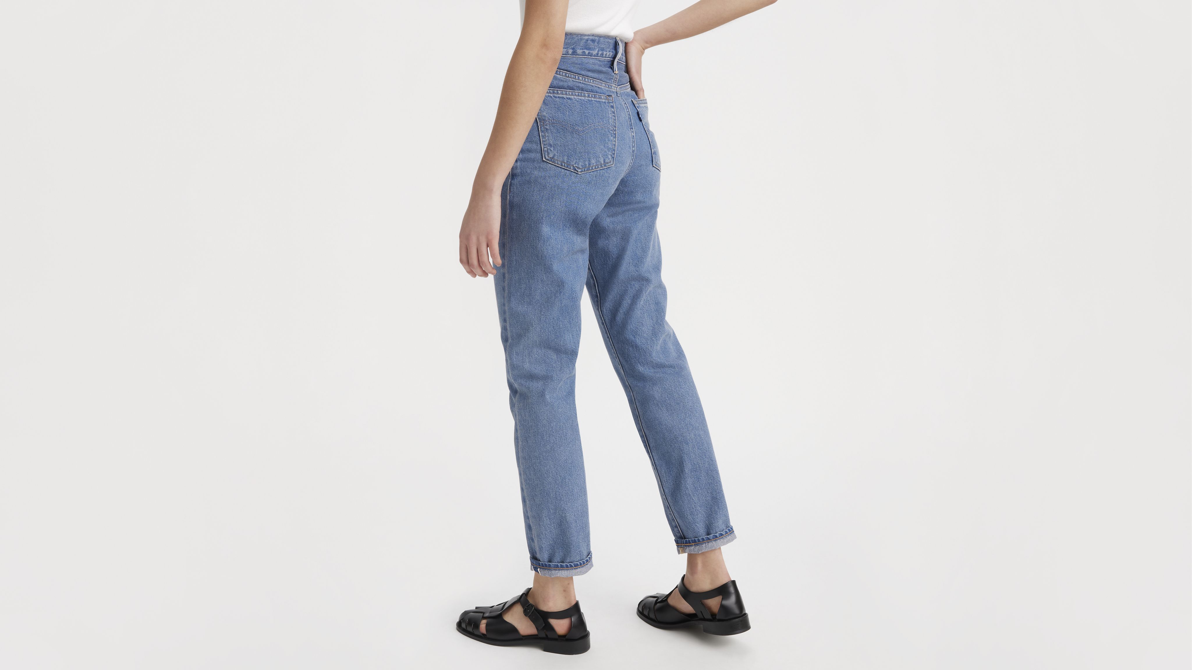 Japanese Selvedge High Rise Boyfriend Women's Jeans 2