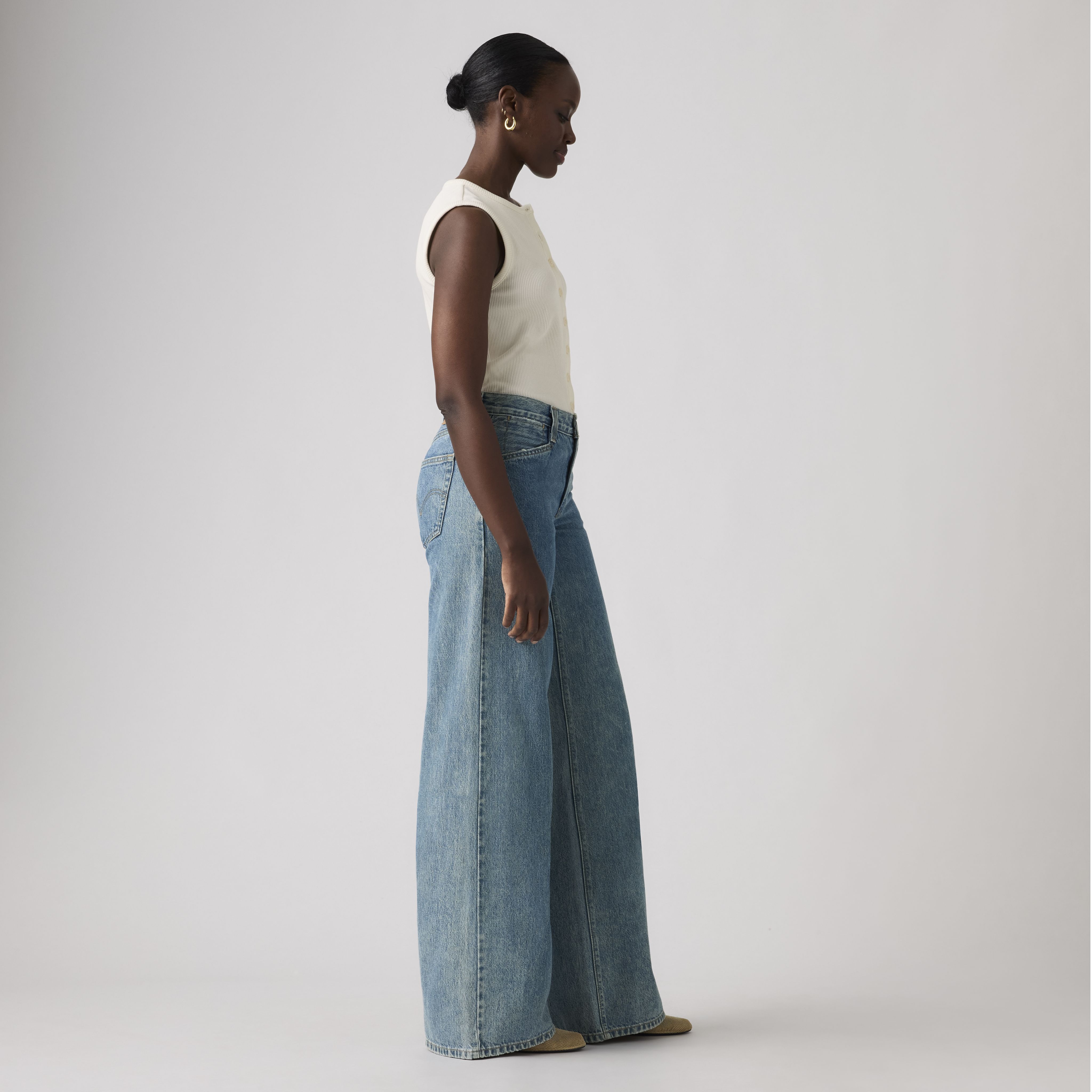 94 Baggy Wide Leg Women Jeans 4