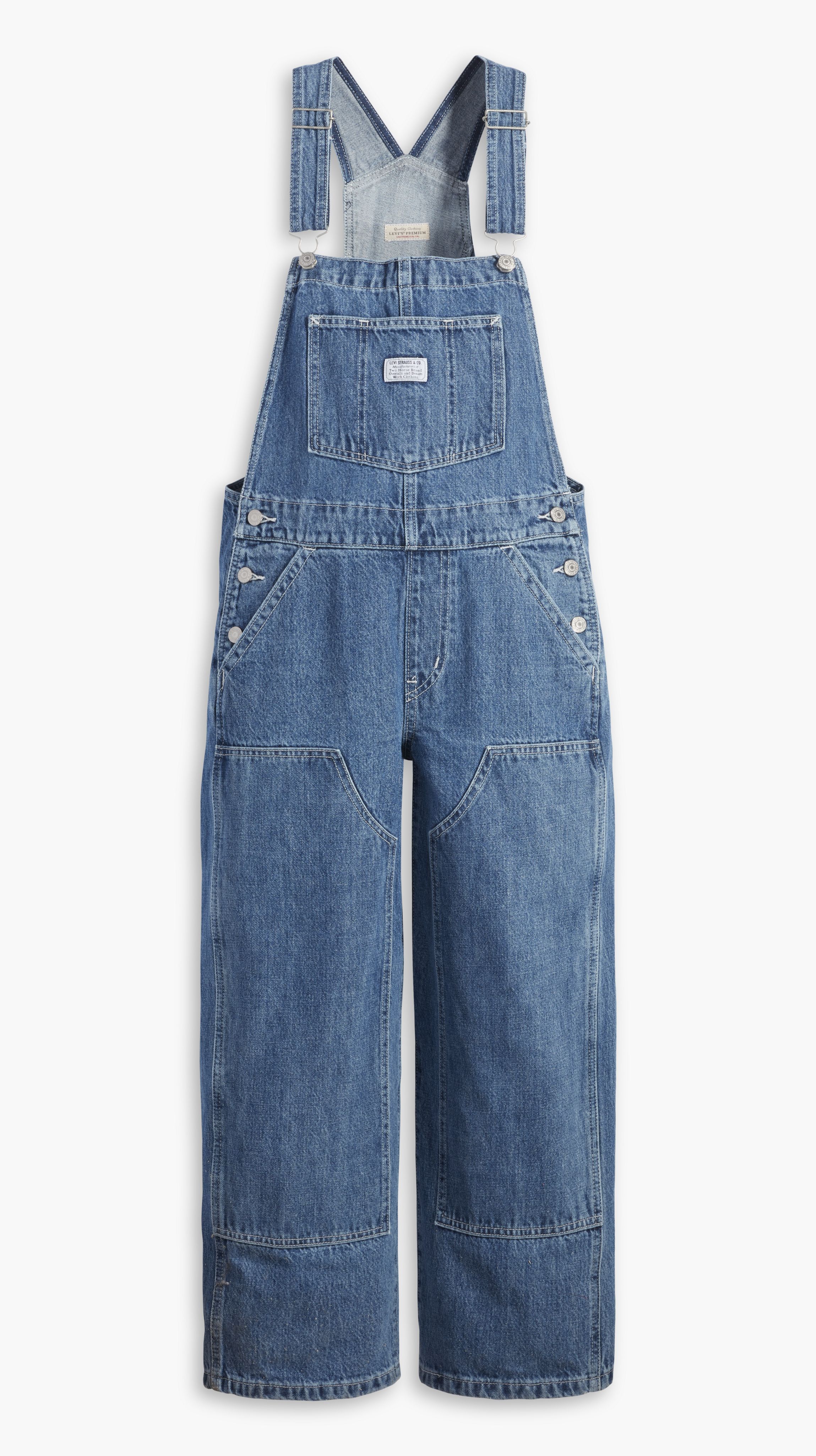 Levi's® Baggy Highwater Women's Overalls - Medium Wash | Levi's® US