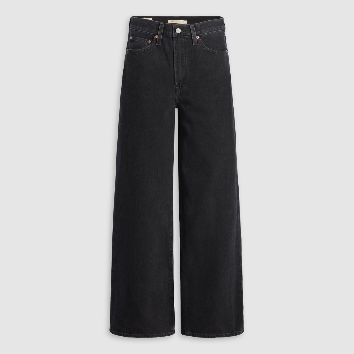 Ribcage Wide-Leg Women's Jeans — Rosie Posie - Black