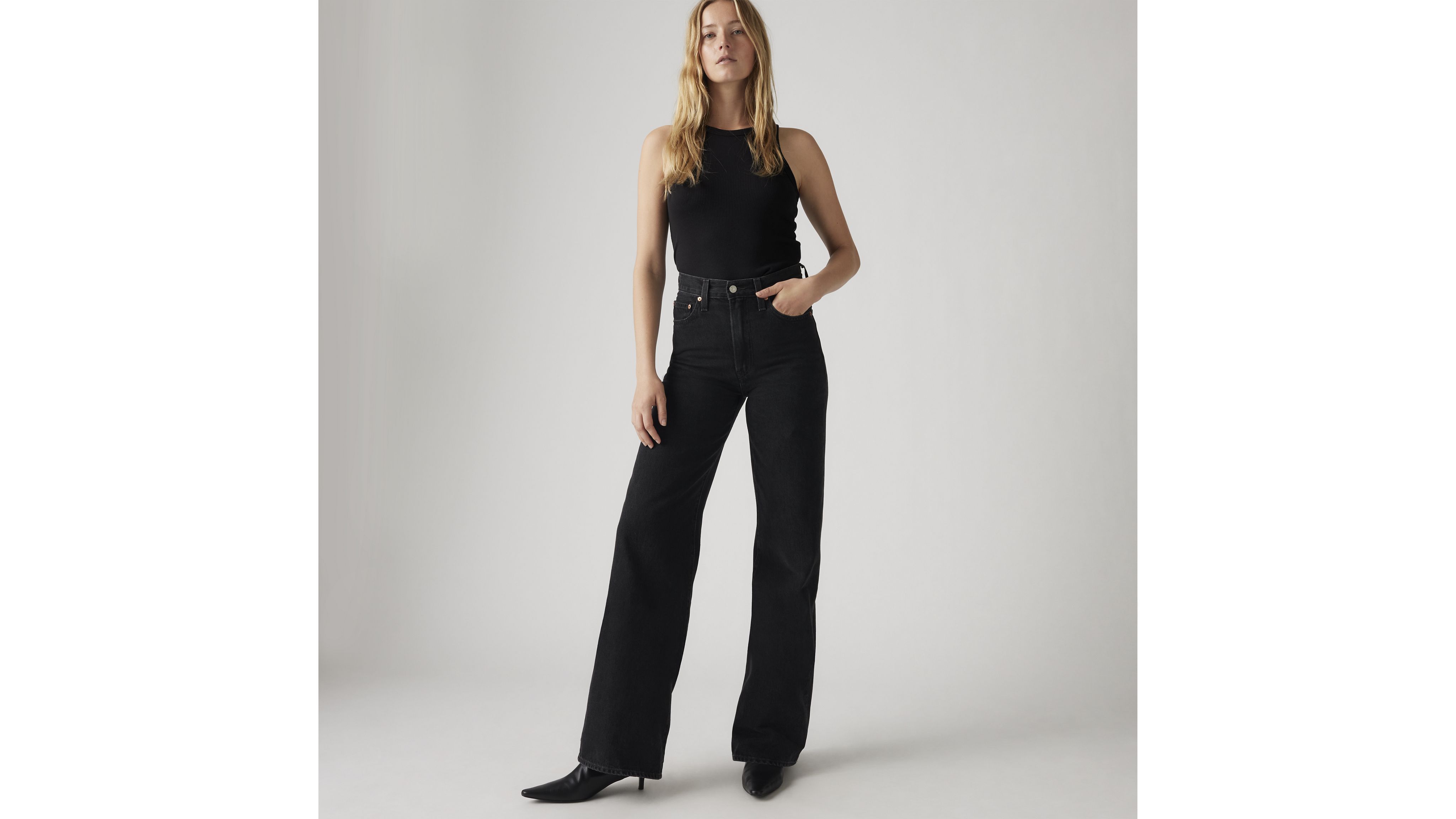 Jean Joli thorax jambe large pour femme 1