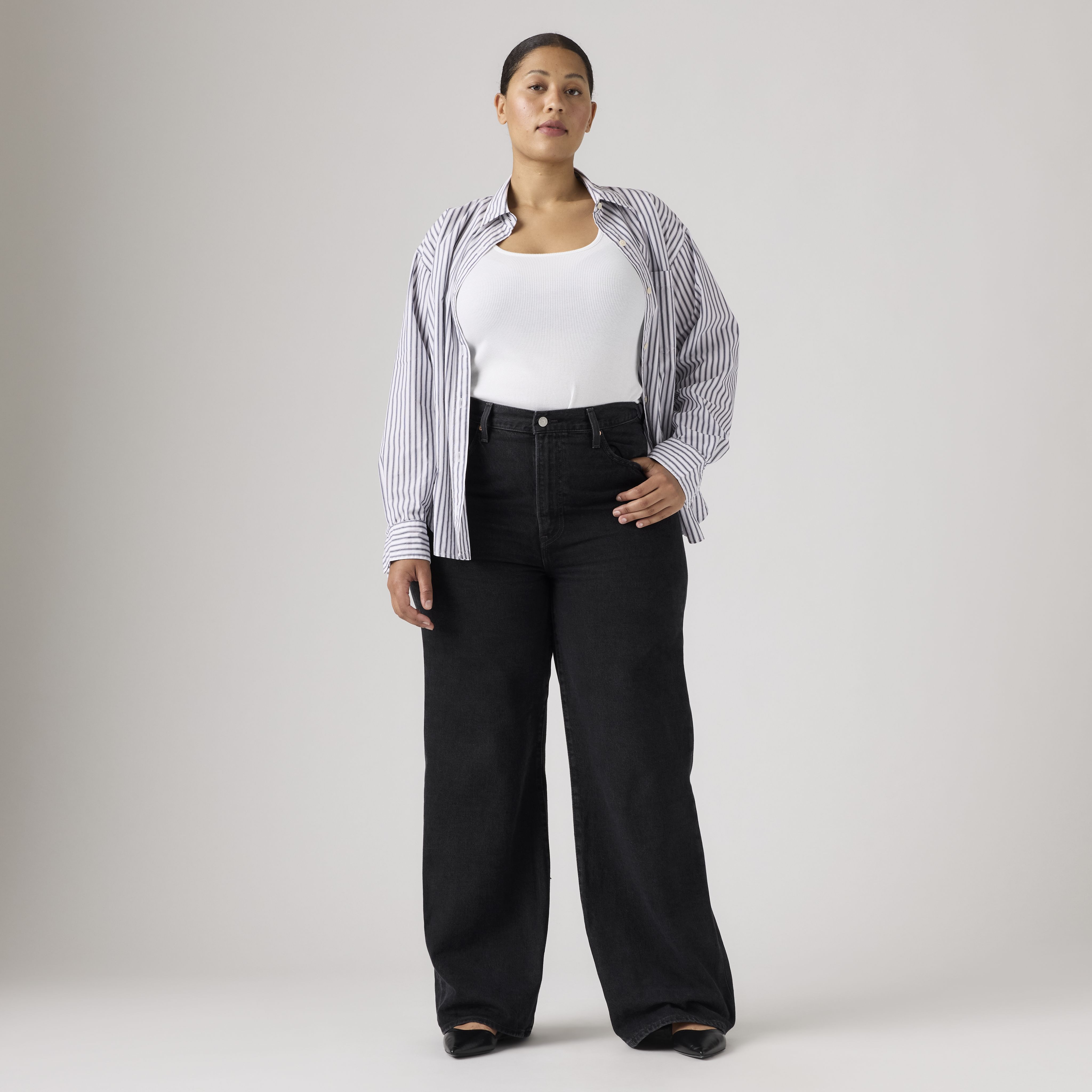 Ribcage Wide Leg Jeans 9