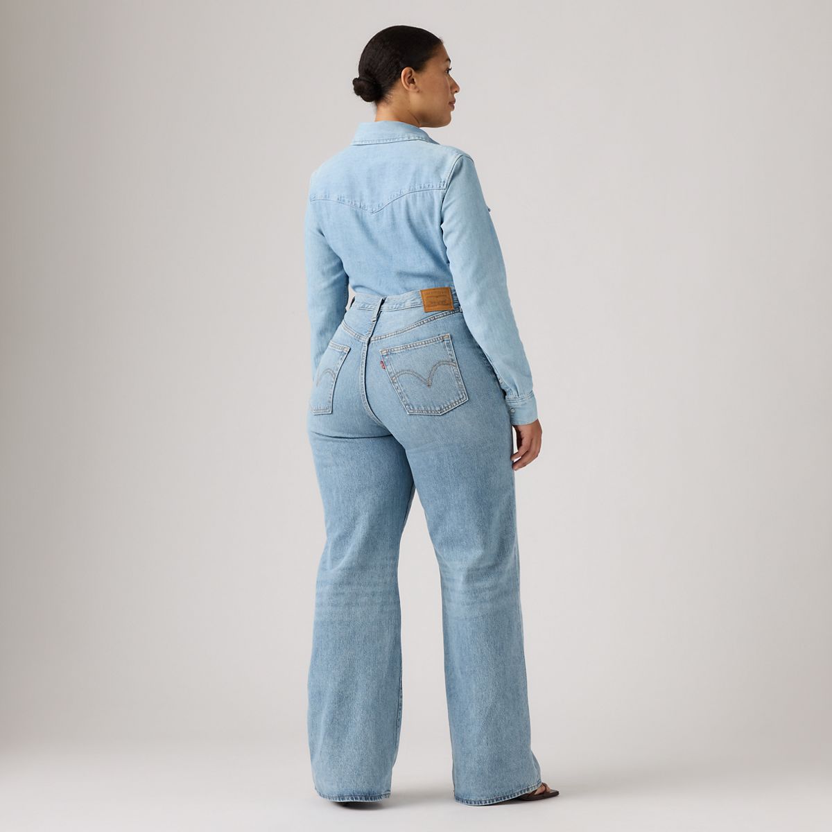 Ribcage Wide Leg Jeans — Far And Wide - Light Wash