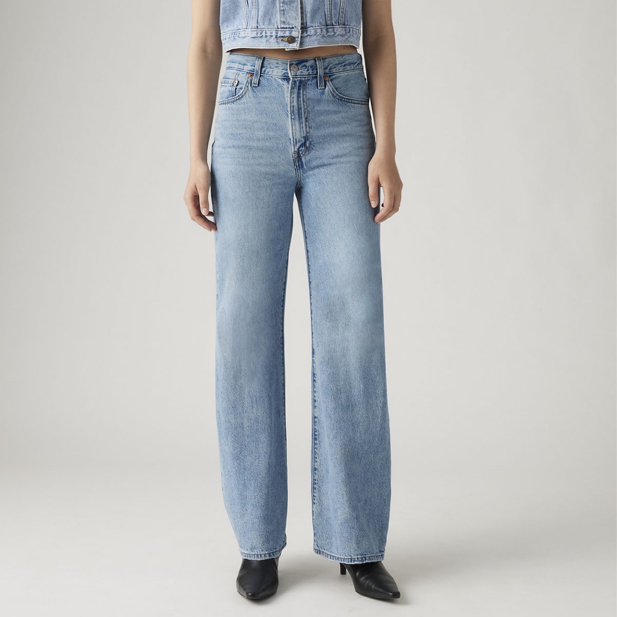 Ribcage Wide Leg Jeans — Far And Wide - Light Wash