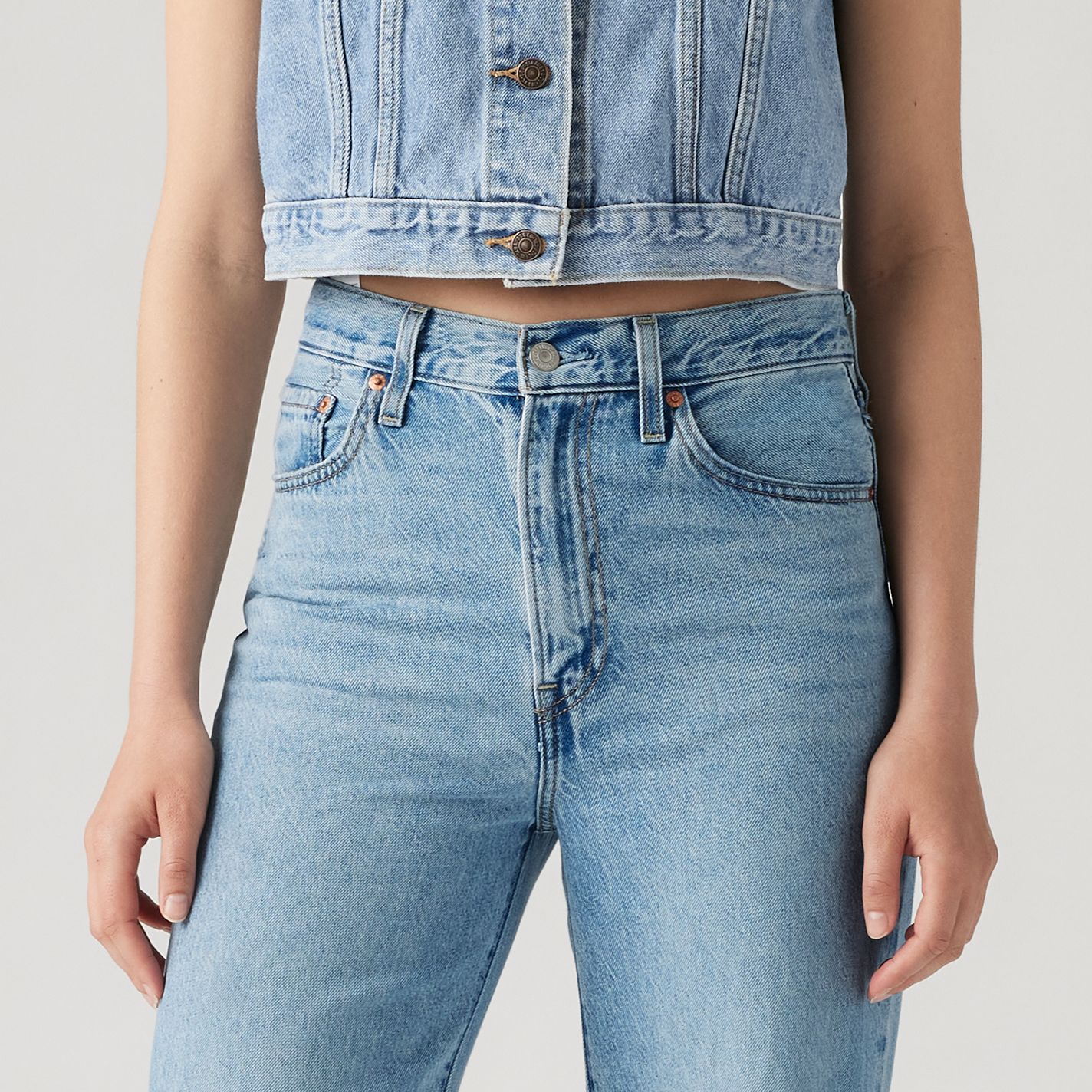 Женские джинсы Levi's Ribcage Wide-Leg — фото 6