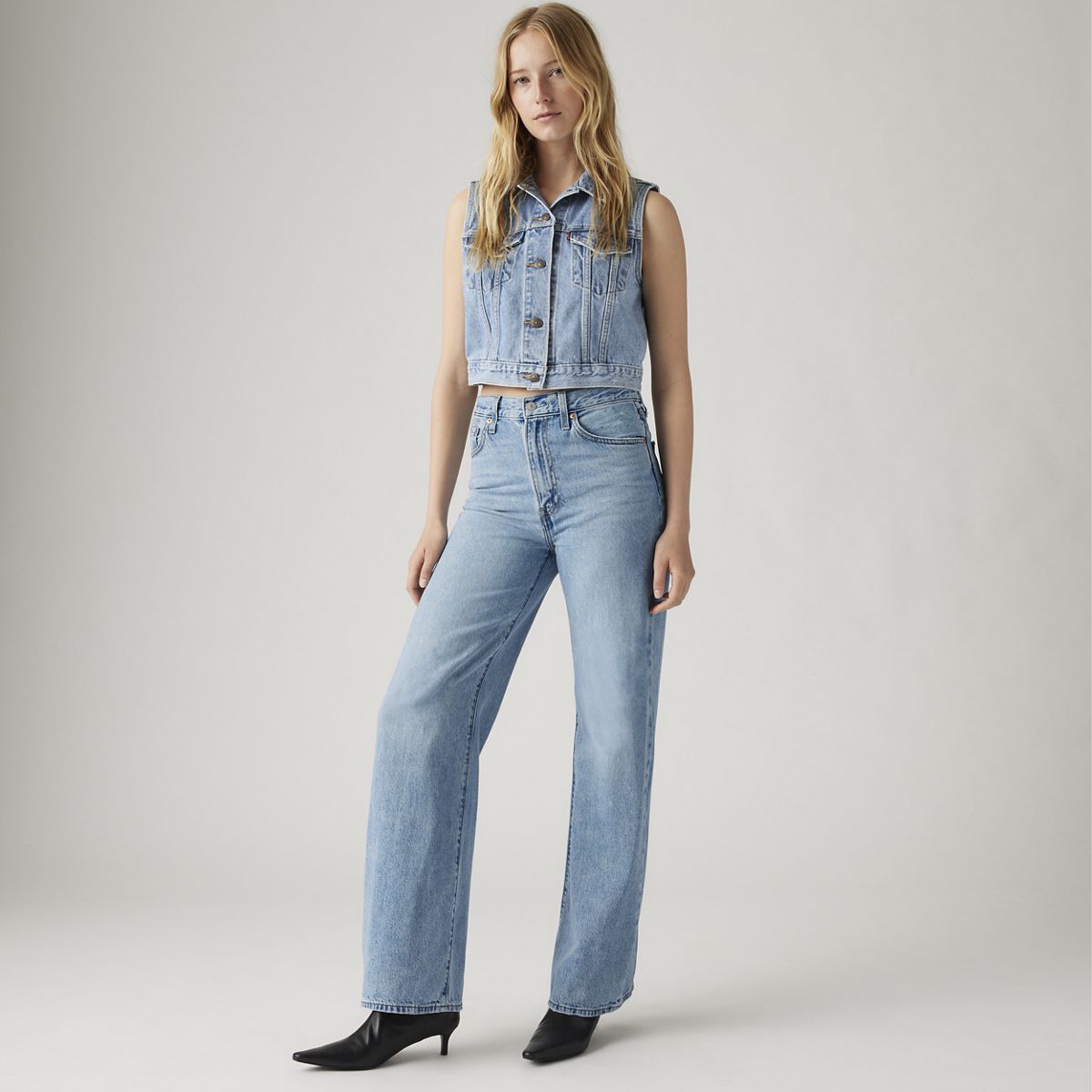 Ribcage Wide Leg Jeans — Far And Wide - Light Wash