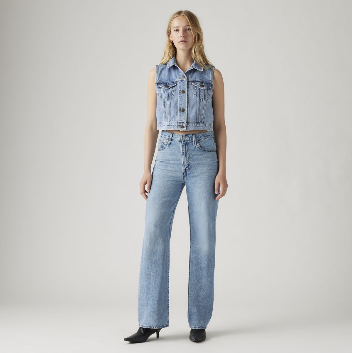Ribcage Wide Leg Jeans — Far And Wide - Light Wash