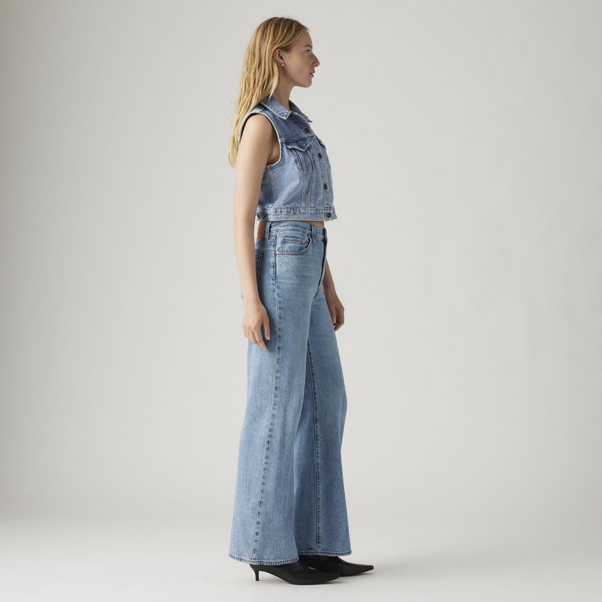 Ribcage Wide Leg Jeans — Far And Wide - Light Wash