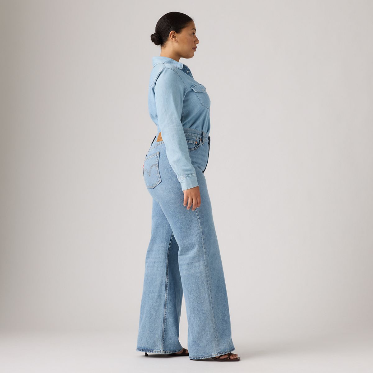 Ribcage Wide Leg Jeans — Far And Wide - Light Wash