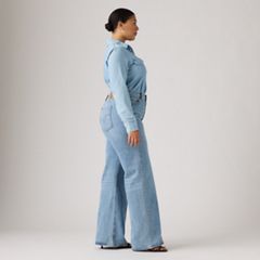 Ribcage Wide Leg Jeans — Far And Wide - Light Wash 11