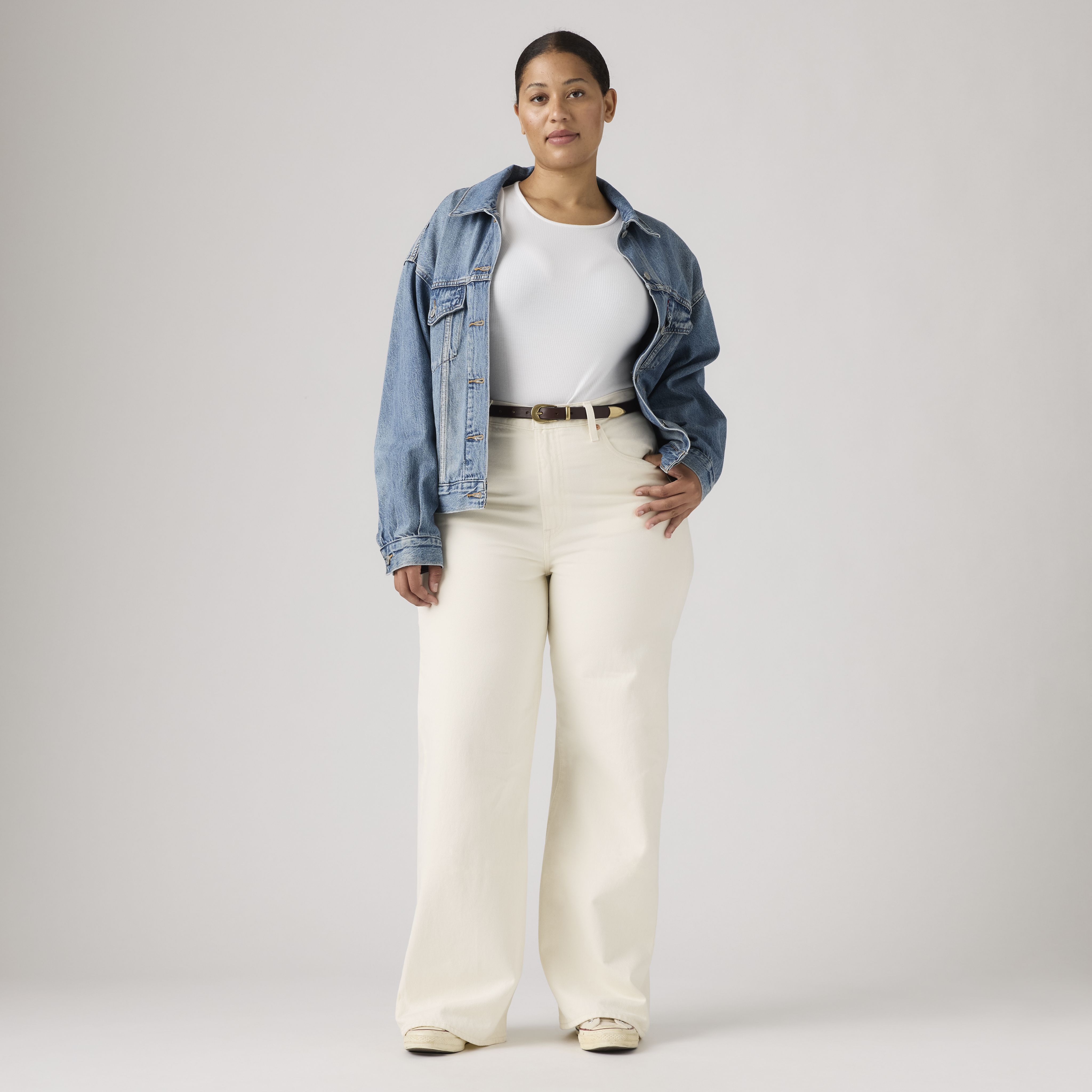 Ribcage Wide Leg Jeans 8