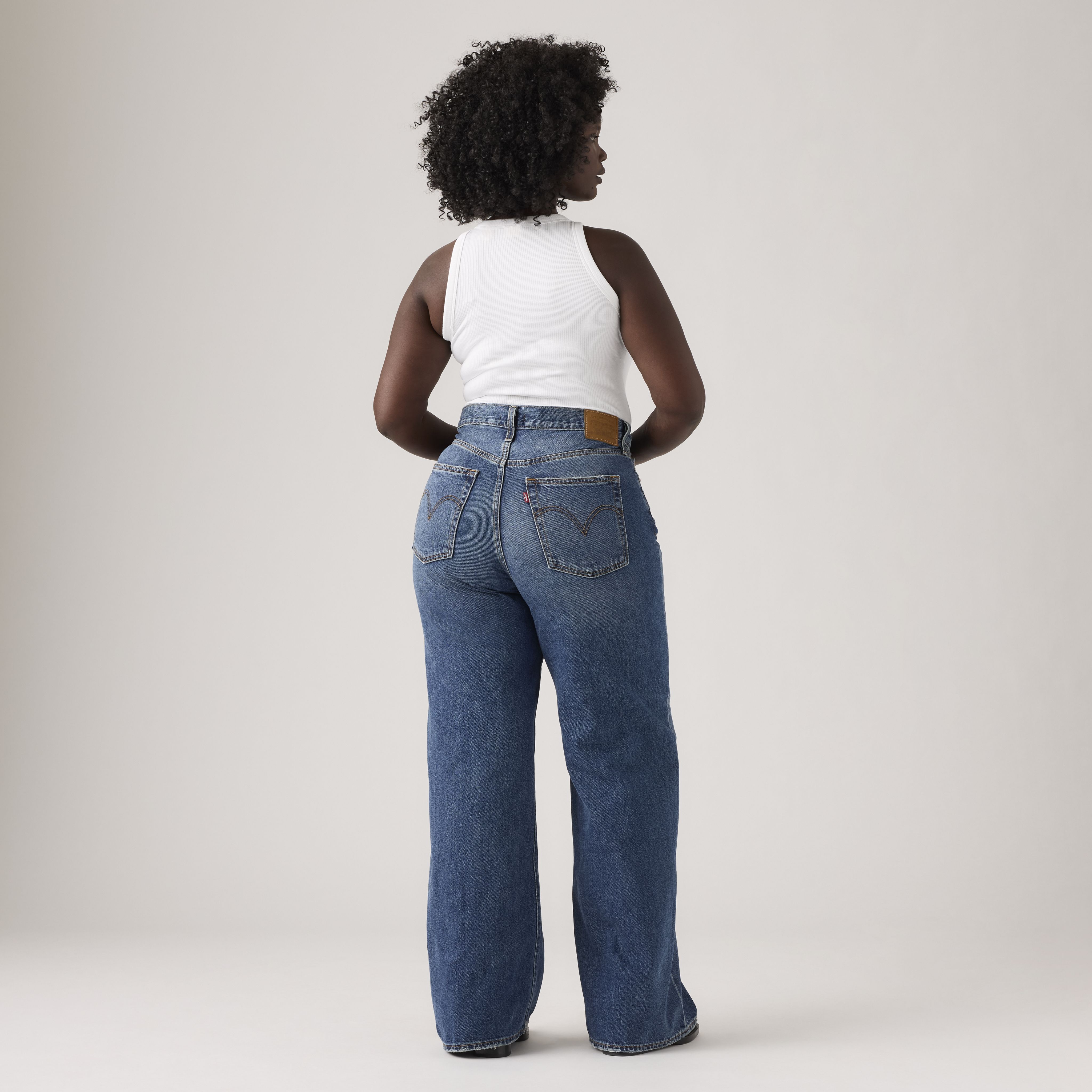 Jean Joli thorax jambe large pour femme 11